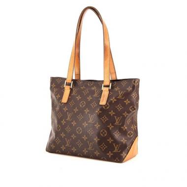 Shopping bag Louis Vuitton Mezzo in tela monogram e pelle naturale