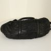 Borsa a tracolla Prada Gaufre in pelle nera plissettato - Detail D5 thumbnail