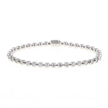 Bracciale Cartier Perruque in oro bianco e diamanti