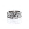 Cartier Maillon Panthère ring in white gold,  diamonds and diamonds - 360 thumbnail