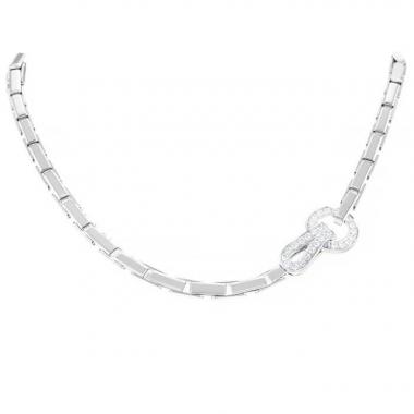 Cartier Agrafe necklace in white gold and diamonds