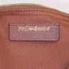 Bolso de mano Yves Saint Laurent Muse Two en cuero marrón y lona marrón - Detail D4 thumbnail