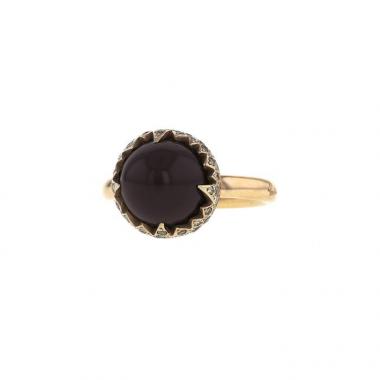 Anello Pomellato Chimera in oro giallo,  granato e diamanti