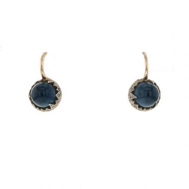 Pendientes Pomellato Chimera en oro amarillo,  topacio y diamantes