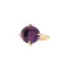 Pomellato Veleno ring in yellow gold and amethyst - 00pp thumbnail