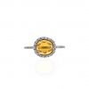 Pomellato Colpo Di Fulmine ring in white gold,  diamonds and opal - 360 thumbnail