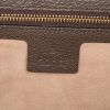 Borsa a tracolla Gucci Padlock Bengal in tela monogram cerata con motivo e pelle marrone - Detail D4 thumbnail