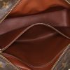 Borsa a tracolla Louis Vuitton Amazone modello grande in tela monogram marrone e pelle naturale - Detail D2 thumbnail