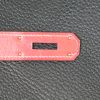 Borsa Hermes Kelly 40 cm in pelle Ardenne nera e pelle box rossa - Detail D5 thumbnail