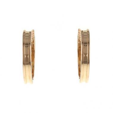 Orecchini a cerchio Bulgari B.Zero1 modello grande in oro rosa