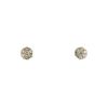 Van Cleef & Arpels Fleurette earrings in yellow gold and diamonds - 00pp thumbnail