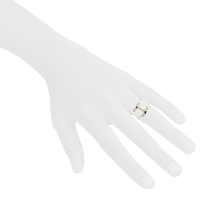 Bague Hermès Osmose en argent - Detail D1