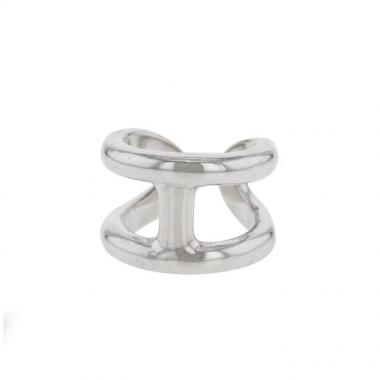Anello Hermès Osmose in argento