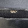 Hermès bag worn on the shoulder or carried in the hand in black box leather - Detail D3 thumbnail
