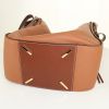 Loewe Hammock large model handbag in brown and chocolate brown bicolor leather - Detail D4 thumbnail