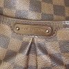 Bolso bandolera Louis Vuitton Bloomsbury en lona a cuadros revestida marrón y cuero marrón - Detail D3 thumbnail