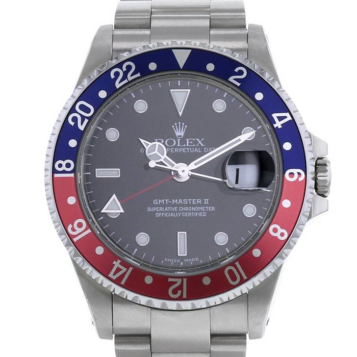 Reloj Rolex GMT-Master II de acero Ref :  16710 Circa  2000
