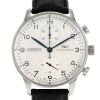 IWC Portuguese-Chronograph watch in stainless steel Ref:  3714 Ref:  2000 - 00pp thumbnail