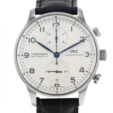 Reloj IWC Portuguese-Chronograph de acero Ref :  3714 Circa  2000