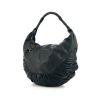 Dior Gipsy bag worn on the shoulder or carried in the hand in black leather and black leather - 00pp thumbnail