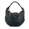 Dior Gipsy bag worn on the shoulder or carried in the hand in black leather and black leather - 360 thumbnail