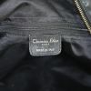Dior Gipsy bag worn on the shoulder or carried in the hand in black leather and black leather - Detail D3 thumbnail