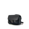 Hermes Nouméa shoulder bag in black Fjord leather - 00pp thumbnail