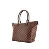 Louis Vuitton Saleya handbag in brown damier canvas and brown leather - 00pp thumbnail