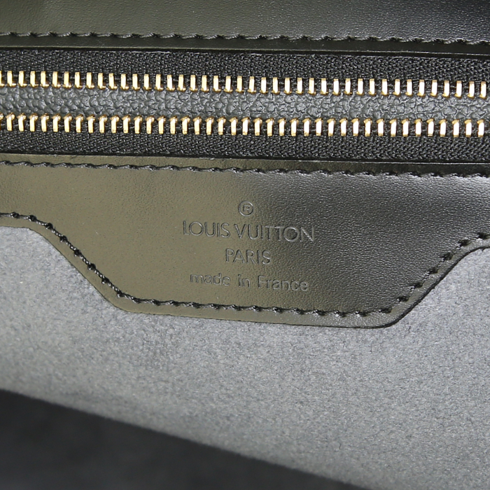 Sac de week end Louis Vuitton Sorbonne en cuir épi noir - Detail D3