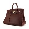 Hermes Birkin 40 cm handbag in chocolate brown togo leather - 00pp thumbnail