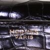Hermès  Kelly 35 cm handbag  in indigo blue crocodile - Detail D3 thumbnail
