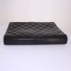 Chanel briefcase in black quilted leather - Detail D4 thumbnail