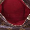 Pochette Louis Vuitton Gange en toile monogram enduite marron et cuir naturel - Detail D5 thumbnail