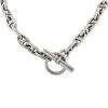 Hermes Chaine d'Ancre large model necklace in silver - 00pp thumbnail