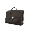 Borsa portadocumenti Hermès Sac à dépêches in pelle togo grigio antracite - 00pp thumbnail