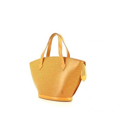 Borsa Louis Vuitton Saint Jacques in pelle Epi gialla