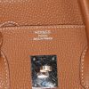 Hermes Birkin 35 cm handbag in gold togo leather - Detail D3 thumbnail
