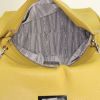 Salvatore Ferragamo Sofia shoulder bag in yellow grained leather - Detail D3 thumbnail