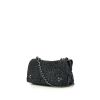 Jerome Dreyfuss Bobi shoulder bag in black and bronze two tones canvas and black suede - 00pp thumbnail