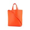 Celine Cabas small model shopping bag in orange leather - 00pp thumbnail