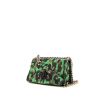 Versace Palazzo Empire shoulder bag in green and black leather - 00pp thumbnail