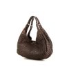 Bottega Veneta Campana handbag in brown intrecciato leather - 00pp thumbnail