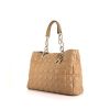 Shopping bag Dior Dior Soft in pelle beige cannage - 00pp thumbnail