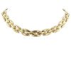 Articulated Cartier Gentiane medium model 1980's linked necklace in yellow gold - 00pp thumbnail