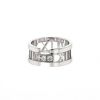 Tiffany & Co Atlas large model ring in white gold and diamonds - 00pp thumbnail