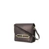 Hermès Roulis shoulder bag in black Swift leather - 00pp thumbnail