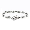 Hermes Chaine d'Ancre small model bracelet in silver - 00pp thumbnail