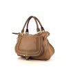 Chloé Marcie large model handbag in brown leather - 00pp thumbnail