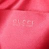 Gucci Bamboo small shoulder bag in blue satin - Detail D4 thumbnail