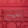 Dior Lady Dior medium model handbag in black canvas cannage and black leather - Detail D4 thumbnail